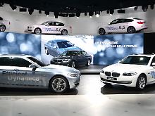 Spritsparer für die Oberklasse: BMW zeigt in Genf die seriennahe Studie eines 5ers mit Hybridantrieb.