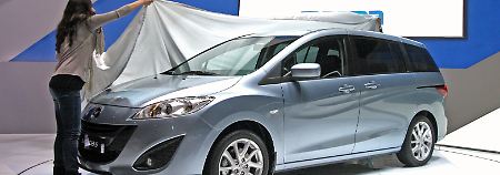 Neues Design als wichtigste Neuheit - Mazda will mit dem Mazda 5 eine neue Formensprache einführen.