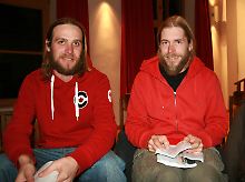Proben für die Passionsspiele: Die Jesus-Darsteller Frederik Mayet und Andreas Richter dürfen sich den Bart schon lange nicht mehr rasieren.