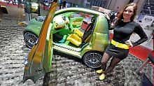 Aufregendes aus der Nische: Nur die kleineren Hersteller trauen sich, wirklich exotische Modelle auf die Räder zu stellen. Im Bild ein City-Car von Rinspeed.