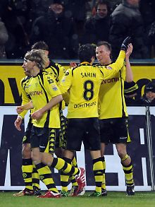 Kevin Großkreutz brachte seinen BVB verdient  in Führung.