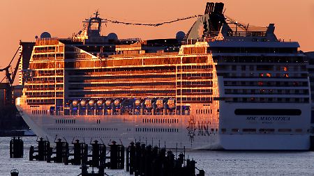 Der Kreuzfahrt-Faszination erliegen immer mehr Deutsche: Die "MSC Magnifica" im Hamburger Hafen.