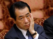 Die Last der Verantwortung: Japans Finanzminister Naoto Kan.