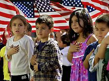 Täglich leisten Schüler in den USA den Treueschwur.