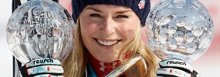 Siegerlächeln:  Lindsey Vonn.