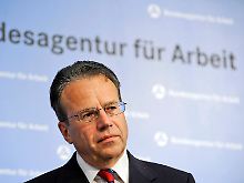 BA-Chef Weise will seine Zahlen nicht als Warnung, sondern nur als Szenario verstanden wissen.