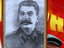 Bislang wird Stalin nur im Kleinformat geehrt.
