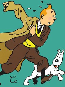 Belgische Nationalhelden: Tim und Struppi.