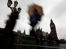 Blick über die Themse: Das Parlamentsgebäude in London.