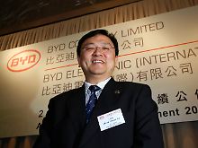 BYD-Chef Wang Chuanfu: Mit Batterien und E-Pkw in die USA.