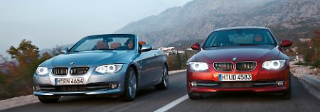 "Böser Blick": Front und Heck der beiden sportlichen Modelle aus der 3er-Reihe wurden überarbeitet. 