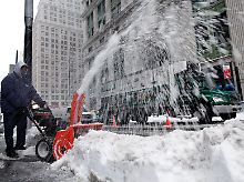 Auch die Amerikaner haben unter einem harten Winter zu leiden.