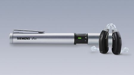 Mit dem "red dot award: product design" hat die Siemens Audiologie bereits den zweiten Designpreis für ihre Hörgeräte-Fernbedienung ePen erhalten.