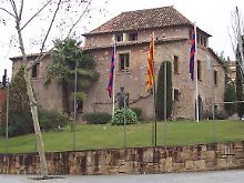 Die Nachwuchs-Akademie "La Masia" vom FC Barcelona. In dem alten Bauerhaus lernte Superstar Messi die Ballkunst.