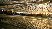 Die Wartehalle der South Railway Station in Shanghai: Größe ist subjektiv.