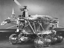 Das Bild zeigt das Mondmobil "Lunochod 1".