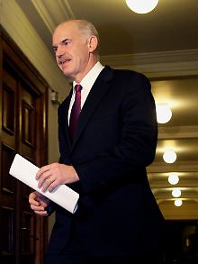 Giorgos Papandreou stören die hohen Zinsen für die Staatsanleihen.