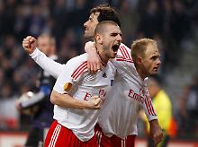 Mladen Petric entschied das Achtelfinal-Duell in Anderlecht zugunsten des HSV - mit dem siebten Tor der Partie.