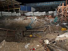 Eine Metallfabrik in Gaza-Stadt nach einem israelischen Raketenbeschuss.