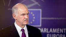 Giorgos Papandreou beklagt die hohen Zinsen. 