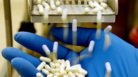 Arzneimittel-Produktion bei Stada im hessischen Bad Vilbel. 