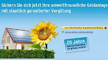 Das Tchibo-Angebot: 20 Jahre höchste staatliche Vergütung bekommen alle Kunde - auch ohne Tchibo.