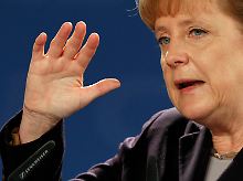Kein Geld für die Griechen: Angela Merkel.
