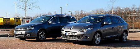 Renault gegen Volkswagen, Benziner gegen Diesel - Wer hat im Duell der gleichen Ungleichen die Nase vorne.