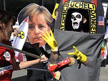 Proteste in Berlin gegen die Lagerung von US-Atomwaffen in Deutschland. (Archivbild)