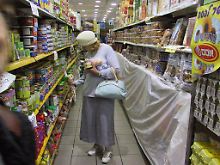 Ein israelischer Supermarkt zur Pessach-Zeit.