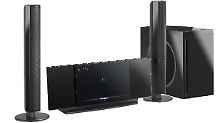 Die SC-BTX77 von Panasonic ist mit 700 Euro eine preisgünstige Alternative für die, die ein komplettes System kaufen möchten. Die Anlage bietet sogar einen Internet-Zugang.