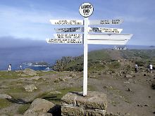 Der westlichste Punkt Englands: Land's End zieht viele Touristen an.