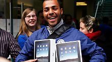 In den USA gehen die iPads weg wie warme Semmeln.