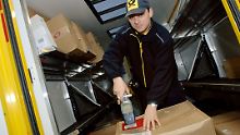 DHL, die Post-Logistiktochter, liegt preismäßig im unteren Mittelfeld. 