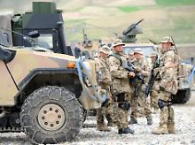 Bundeswehrsoldaten im Feldlager Feisabad