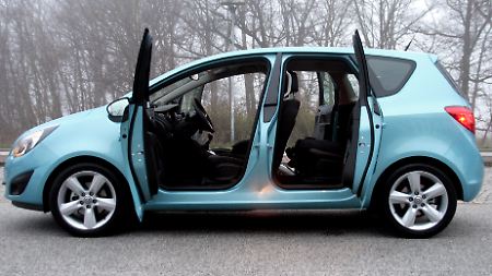 Originelle und praktische Türen: der Opel Meriva bietet Außergewöhliches.