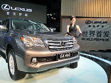 Der Lexus GX 460, hier bei seiner Weltpremiere auf der Automesse im chinesischen Guangzhou. 