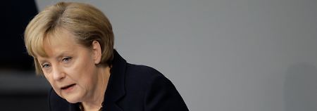 "Wir können von unseren Soldaten nicht Tapferkeit erwarten, wenn uns selbst der Mut fehlt, uns zu dem zu bekennen, was wir beschlossenen haben", sagt Merkel.