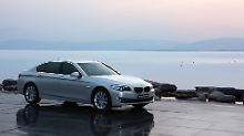 Und täglich grüßt der Silberlack: Auch aktuelle Modelle wie der neue 5er von BMW werden noch gern in diesem Farbton geordert. 