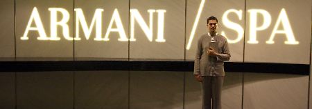 Wer möchte nicht mal in den Armani Spa?