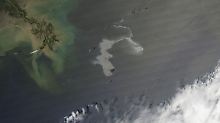 Das Ausmaß der Katastrophe aus Satelliten-Perspektive.