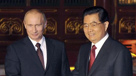Wladimir Putin und Hu Jintao.