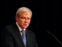"Sie werden sich über ihren Cornflakes erbrechen": Australiens Regierungschef Kevin Rudd.