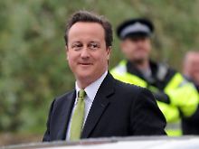 Wahlziel nicht erreicht, aber höchstwahrscheinlich der neue Premier: David Cameron.