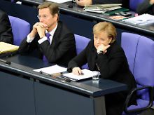 Eine Beziehung mit Hindernissen: Guido Westerwelle und Angela Merkel.