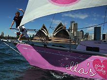 ... Auf der "Ella's Pink Lady" ist sie am 18. Oktober 2009 in Sydney gestartet.