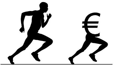 Müssen wir der Kaufkraft des Euro hinterherlaufen so wie die EZB ihrer Glaubwürdigkeit? 