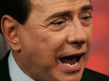 ... findet sein "Nachfolger" Silvio Berlusconi.