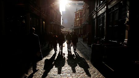 Leadenhall Market im Finanzdistrikt in der City of London.