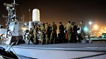 Israelische Soldaten bei der Vorbereitung auf ihren Einsatz am 30. Mai.